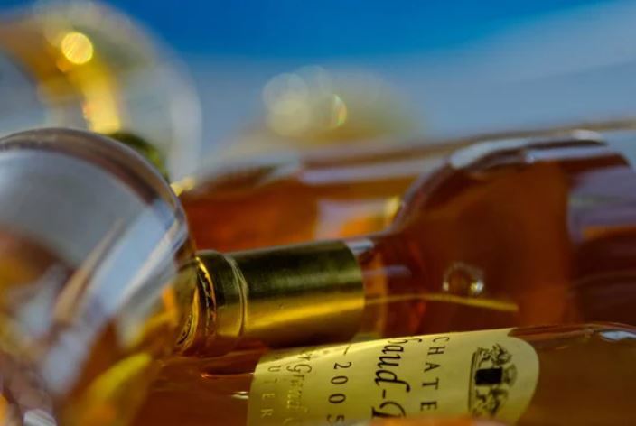 Sauternes bottles